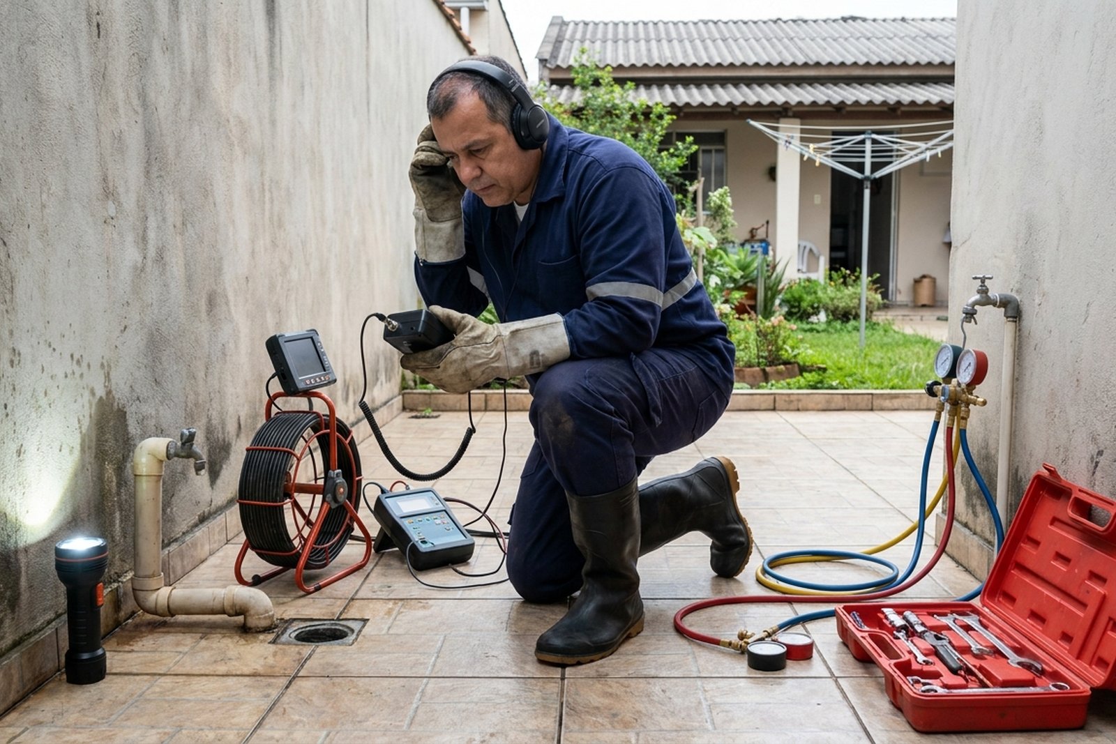 Detecção de Vazamento de Esgoto em Anápolis‑GO